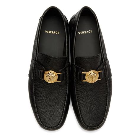 versace collection men's loafers shoes